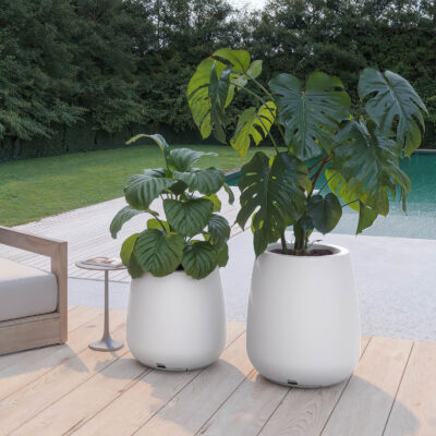 Set De Macetas Línea Mati 45 y 55 con Plato