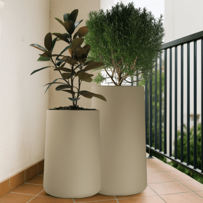 Set De Macetas Línea Gota 55 y 70